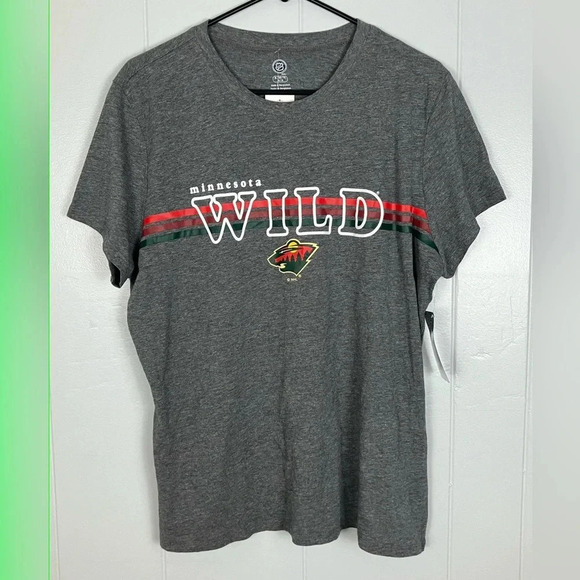 Minnesota Wild Size‎ XL Gray Short Sleeve T-Shirt NWT - Picture 1 of 3